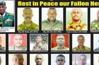 The President of Nigeria in response to the tragic news of the slain Nigerian Soldiers has vowed a national honors and a befitting burial for all slain Nigerian Soldiers.