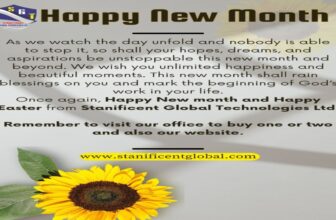 HAPPY NEW MONTH FROM STANIFICENT GLOBAL TECHNOLOGIES LTD.