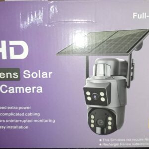 Skyvision 8MP 4G Dual Lens Solar PTZ Mini Outdoor Camera With Auto Tracking (UBOX APP)