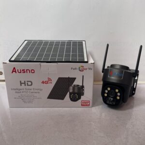 Ausno 4MP 4G Single Lens Solar Energy Alert PTZ Big Outdoor Camera (UBOX APP)