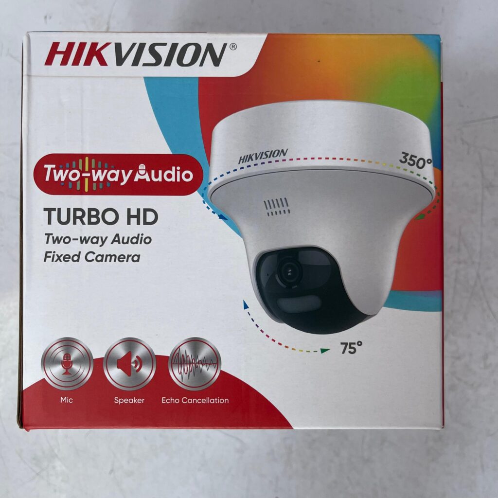 Hikvision 2MP 1080P Turbo HD Two Way Audio Indoor PT Camera