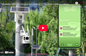 Hikvision 4MP 4G Single Lens Solar PTZ Outdoor Camera | Wireless Surveillance in Nigeria