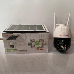 Skyvision 5MP Wifi Single Lens Solar PTZ Big Outdoor Camera With Auto Tracking (V380 APP)