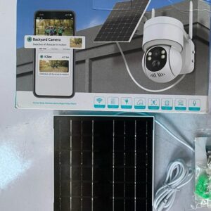 Solar Powered Wifi Single Lens PTZ Outdoor Camera (ICSEE APP)