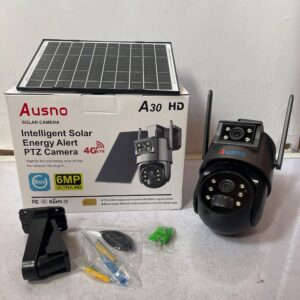 Ausno 6MP A30 4G Dual Lens Solar PTZ Outdoor Camera With Auto Tracking (UBOX APP)