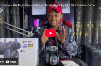 Optimax 10X Digital Zoom 8MP 4G Dual Lens Solar PTZ Mini Outdoor Camera Review