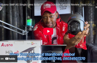 Ausno 5MP 4G Single Lens Solar PTZ Big Outdoor Camera Review | Best CCTV for Nigeria – Benin City