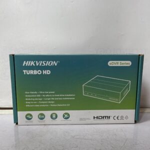 Hikvision 2MP 8CH Audio E-DVR (With Inbuilt 480GB SSD)