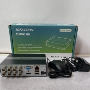 Hikvision 2MP 8CH Audio E-DVR (With Inbuilt 480GB SSD)