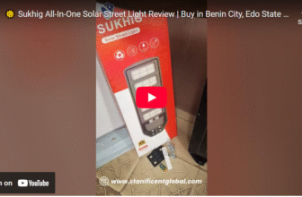 Sukhig All-In-One Solar Street Light Review | Buy in Benin City, Edo State Nigeria