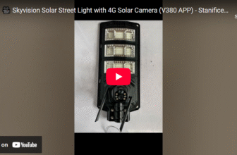 Skyvision Solar Street Light with 4G Solar Camera (V380 APP) – Stanificent Global Technologies Ltd