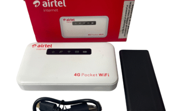 Airtel Pocket Mifi With Backup Battery and LAN Port Available Anywhere In Nigeria