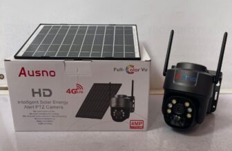 Ausno 4MP 4G Single Lens Solar Energy Alert PTZ Big Outdoor Camera (UBOX APP) Available Anywhere In Nigeria