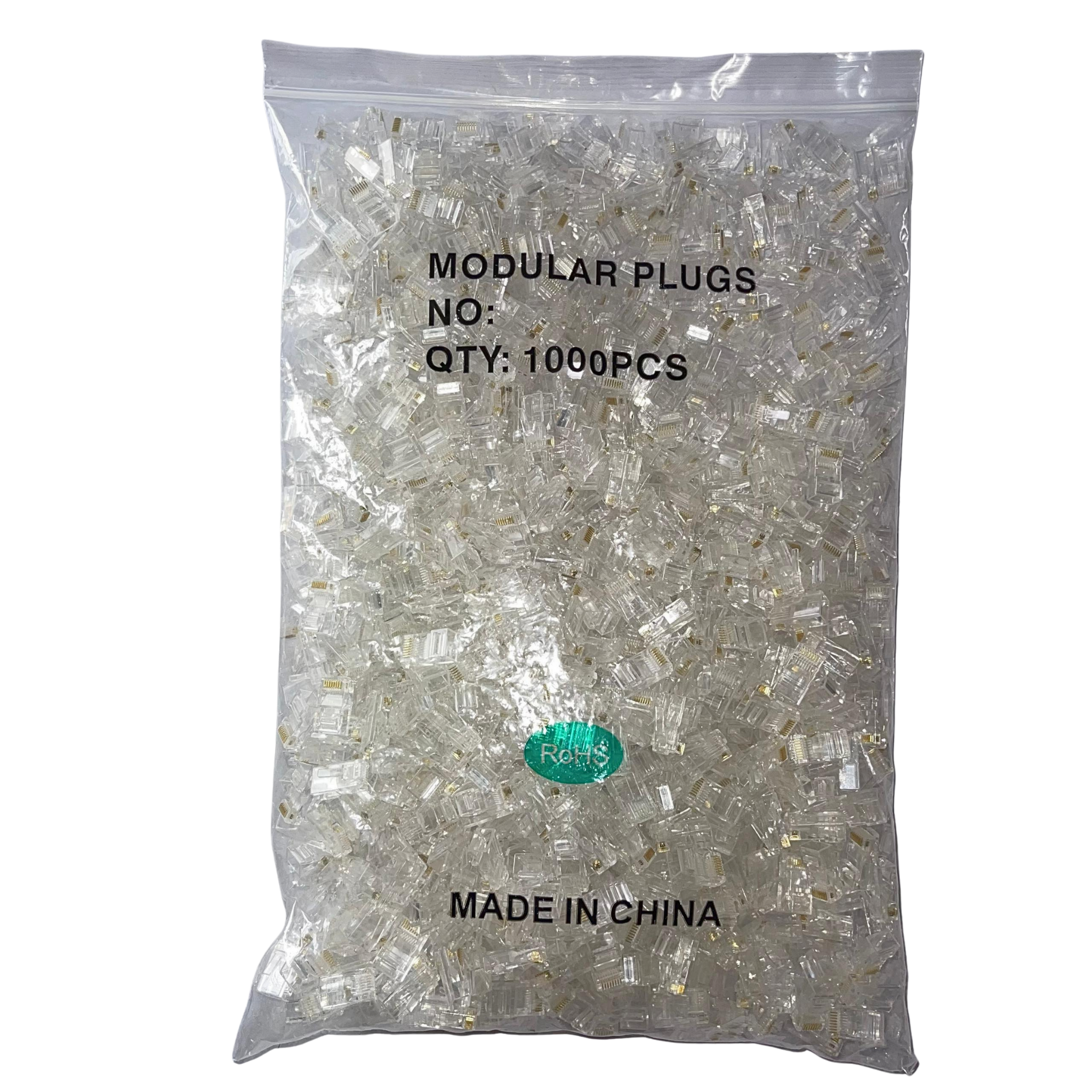 Big Packet Of RJ45 Connector (containing 1000pcs).