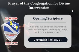 Prayer of the Congregation for Divine Intervention