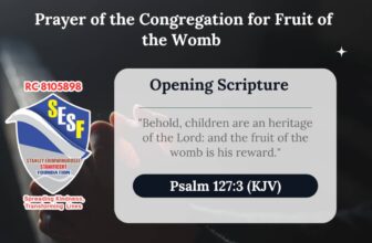 Prayer of the Congregation for Fruit of the Womb