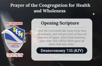 Prayer of the Congregation for Health and Wholeness