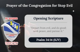 Prayer of the Congregation for Stop Evil