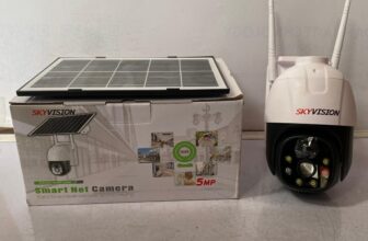 Skyvision 5MP Wifi Single Lens Solar PTZ Big Outdoor Camera With Auto Tracking (V380 APP) Available Anywhere In Nigeria