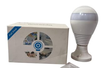 Standalone WiFi Panoramic Light Bulb Camera (V380 App) Available Anywhere In Nigeria