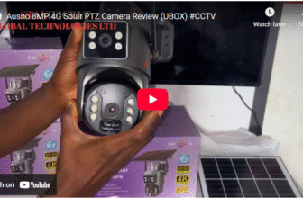 Ausno 8MP 4G Solar PTZ Camera Review (UBOX) #CCTV