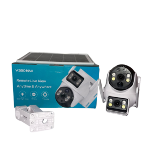 V380 Max 4G Dual Lens Solar PTZ Mini Outdoor Camera With Auto Tracking