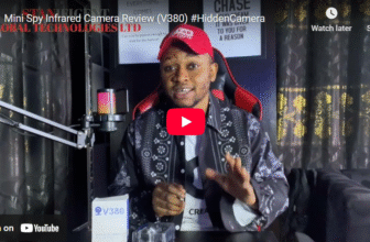 Mini Spy Infrared Camera Review (V380) #HiddenCamera