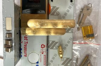 Stanificent Hotel Card Lock (Gold) Available Anywhere In Nigeria