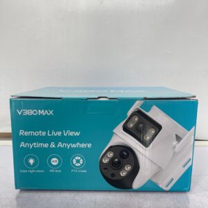V380 Max 4G Dual Lens Solar PTZ Mini Outdoor Camera With Auto Tracking