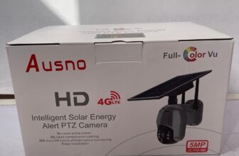 Purchase Ausno 5MP 4G Single Lens Solar PTZ Big Outdoor Camera (Promo Price) Anywhere In Nigeria