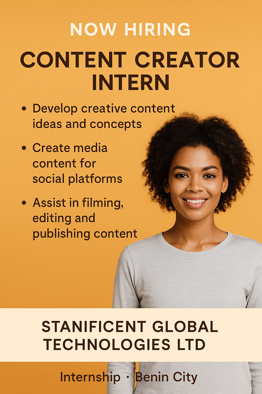 CONTENT CREATION INTERN