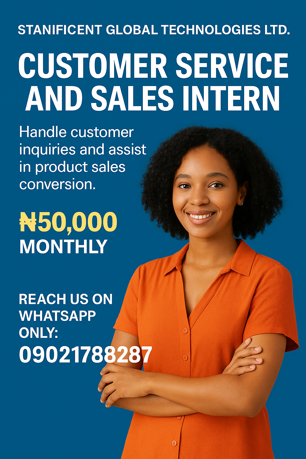 Customer Service and Sales Intern