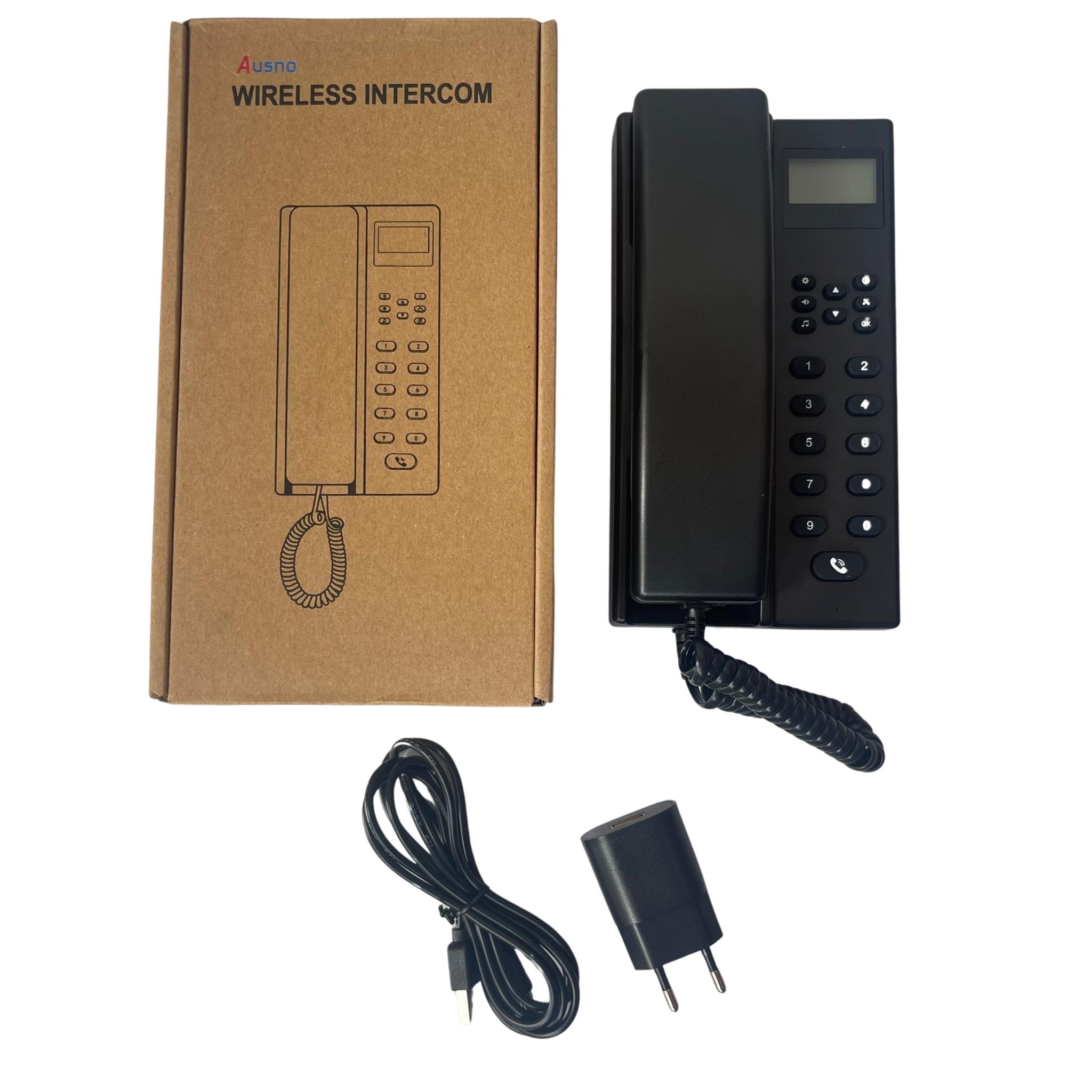 Ausno Display Rechargeable Wireless Intercom