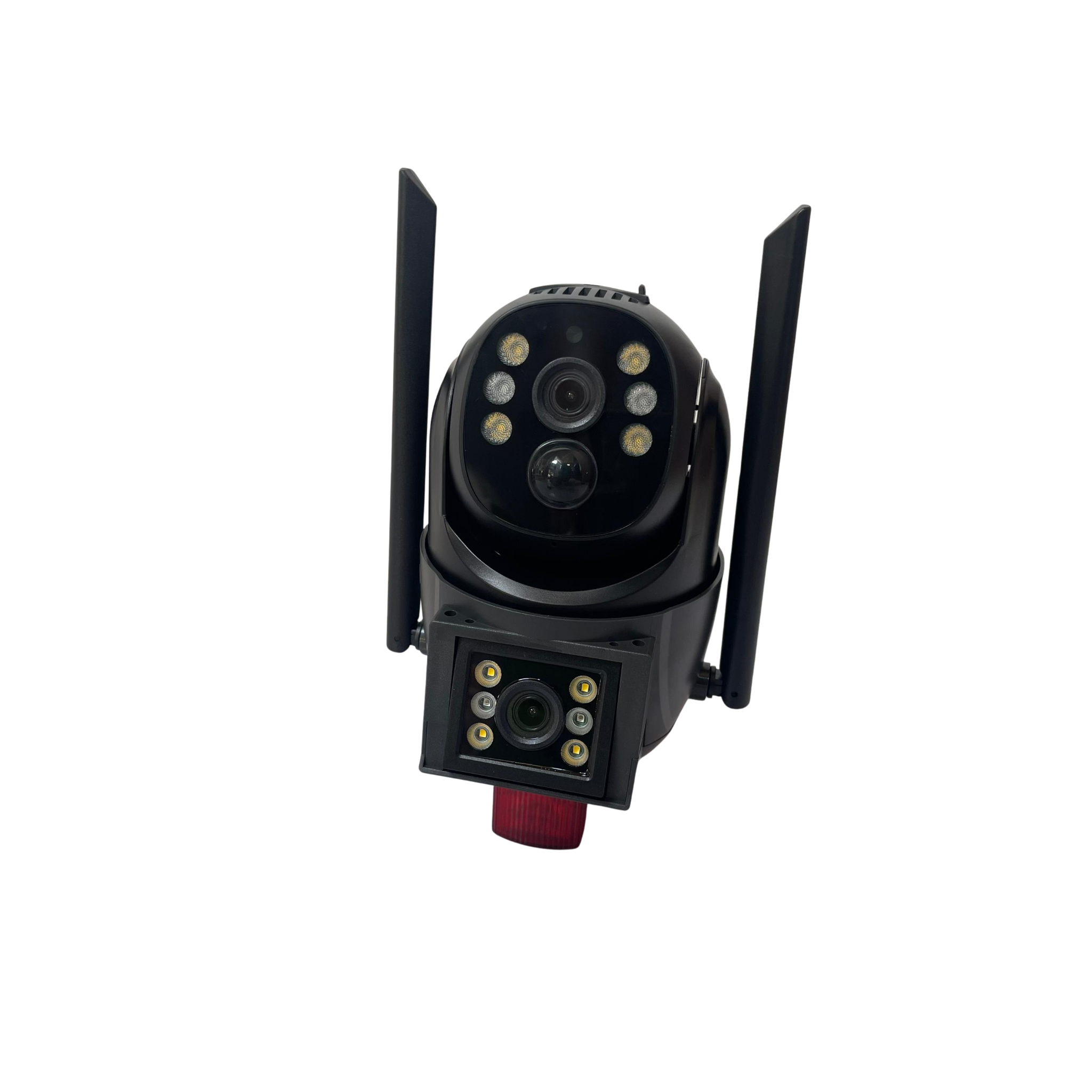 Optimax 9MP WiFi Dual Lens Ai Solar PTZ Big Outdoor Camera With Auto Tracking (V380 APP)...