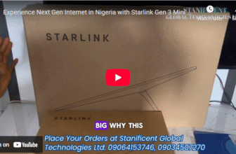 Experience Next Gen Internet in Nigeria with Starlink Gen 3 Mini & Standard from Stanificent Global!