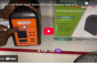Never Lose Power Again! Bona 300W Solar Generator Now at Stanificent Global Technologies