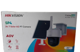Hikvision 4MP 4G AOV Single Lens Mini Solar PT Camera (Hik-Connect App) Available Anywhere In Nigeria