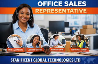 OFFICE SALES REPRESENTATIVE (FULL TIME JOB)