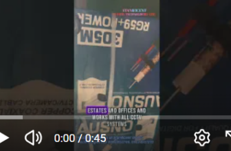 Ausno 305m RG59 Cable With Power — Best CCTV Cable for Big Security Setups!