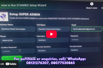 How to Run STANIBIZ Setup Wizard