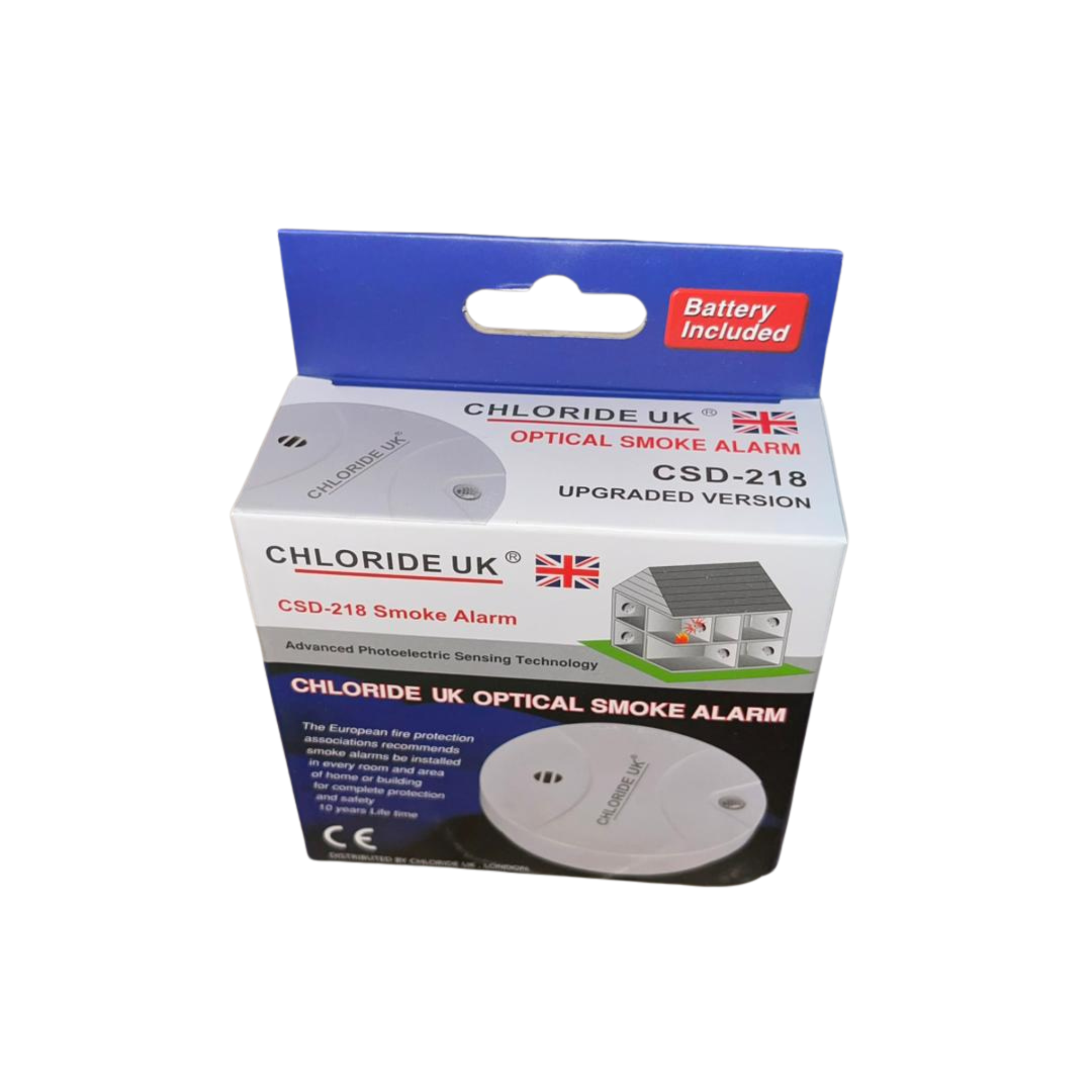 Chloride UK Standalone Optical Smoke Alarm.