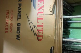 Purchase Exulted Mono 650watts Solar Panel (Promo Price) Available Anywhere In Nigeria