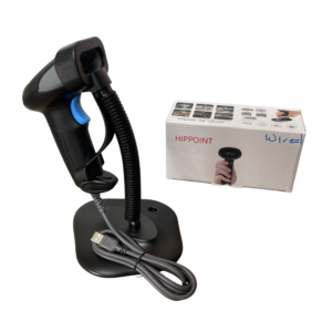 HIPPOINT USB Barcode Scanner With Stand
