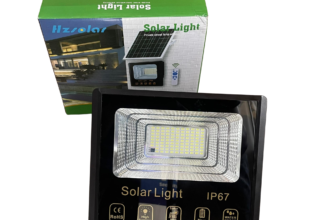 Purchase HZSolar All In One 100watts Solar Flood Light (Promo Price) Available Anywhere In Nigeria