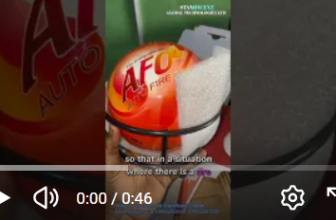 This Ball Can Stop Fire in Seconds – AFO Fire Extinguisher Ball Review