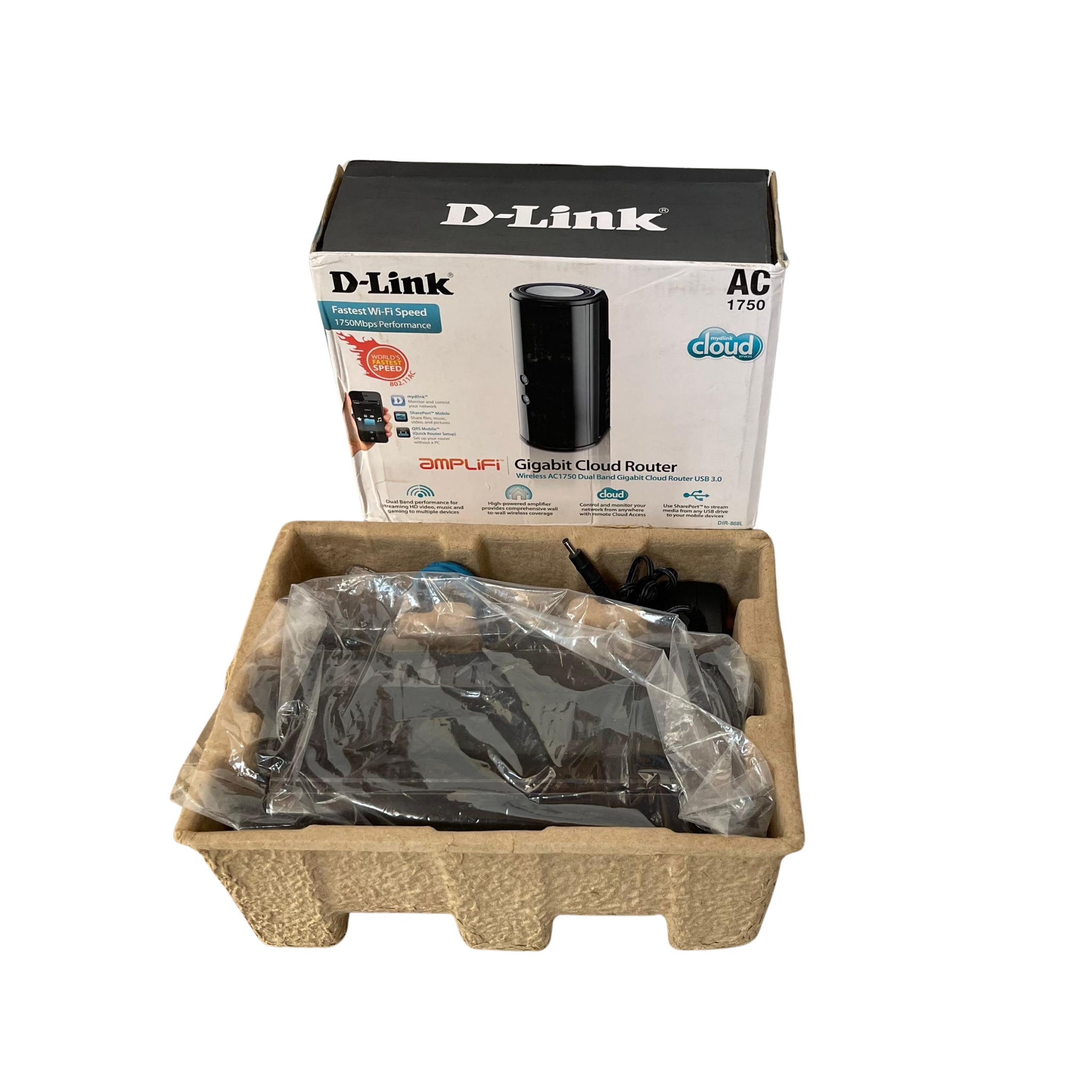 D-Link Wireless AC1750 Dual Band Gigabit Cloud Router..