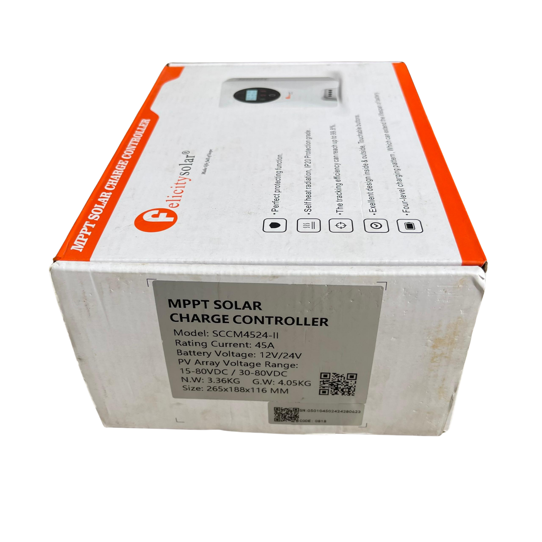 Felicity MPPT 12V-24V45A Solar Charge Controller...