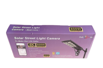 Purchase Skyvision 800watts Solar Street Light With Dual Lens 4K 8MP 4G Solar Camera (UBox App) (Promo Price) Available Anywhere In Nigeria