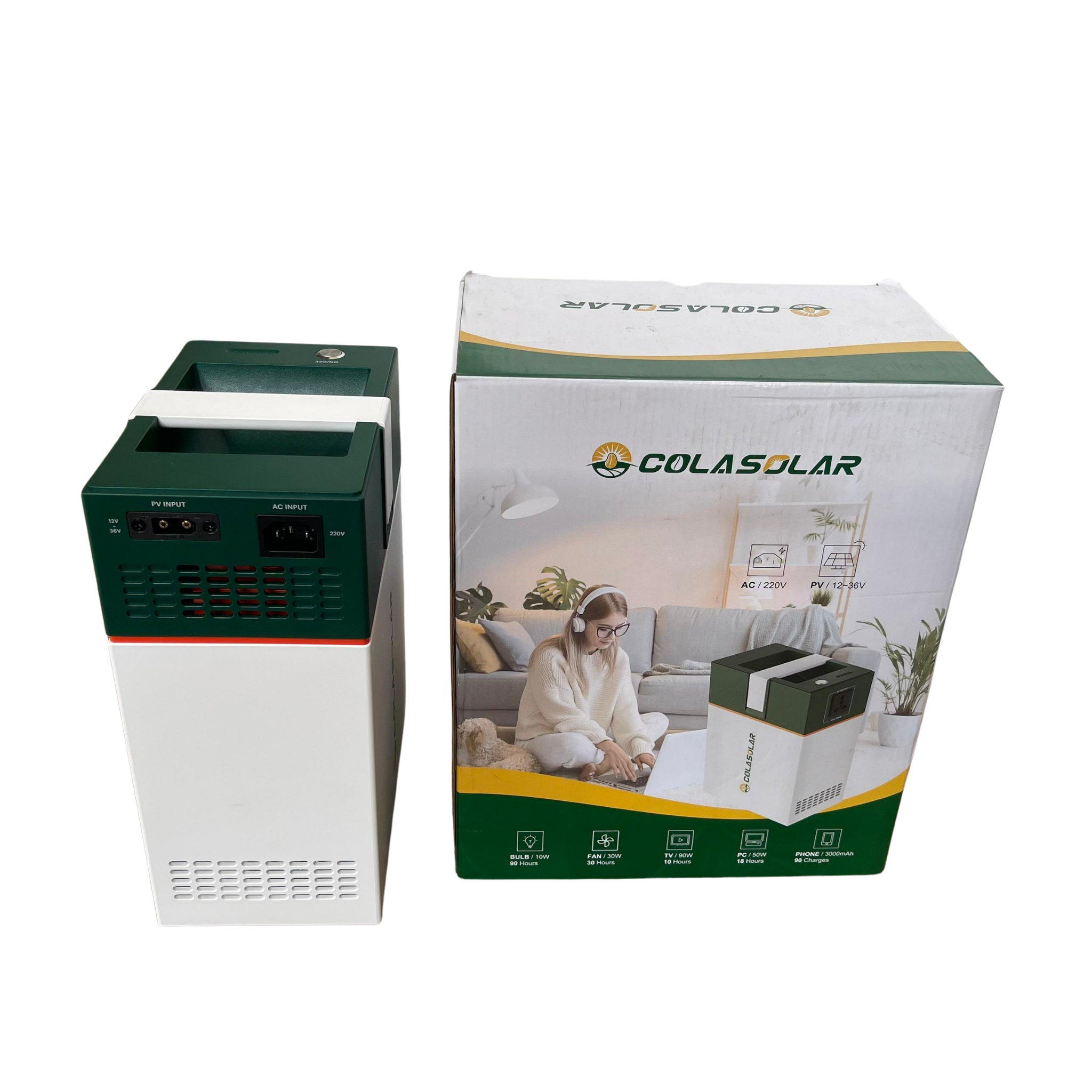 Cola 1000 200watts Solar Generator..