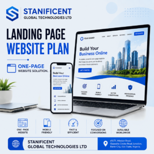 One-Page Landing Website Plan